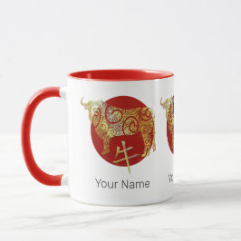Ox Chinese Zodiac Horoscope Constellation Sign Mugg