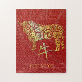 Ox Chinese Zodiac Horoscope Constellation Sign Pussel