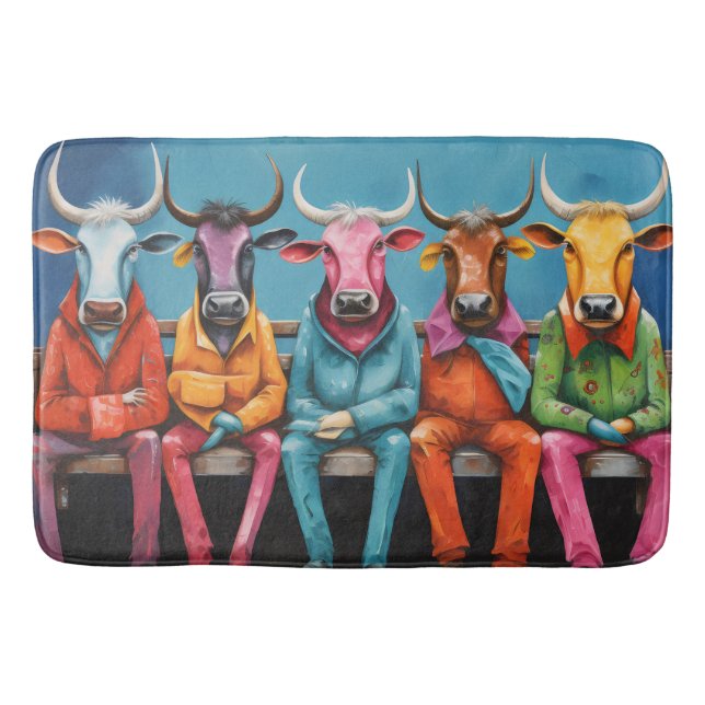 Ox Cow-grupp nedtonad Badrumsmatta (Framsidan)