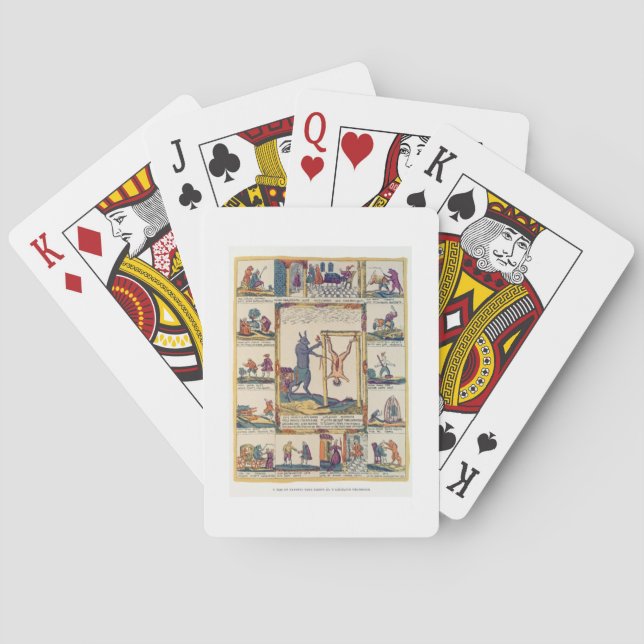 Ox föredrar att vara en slaktare, rysk, sen 18:e kortlek (Baksidan)