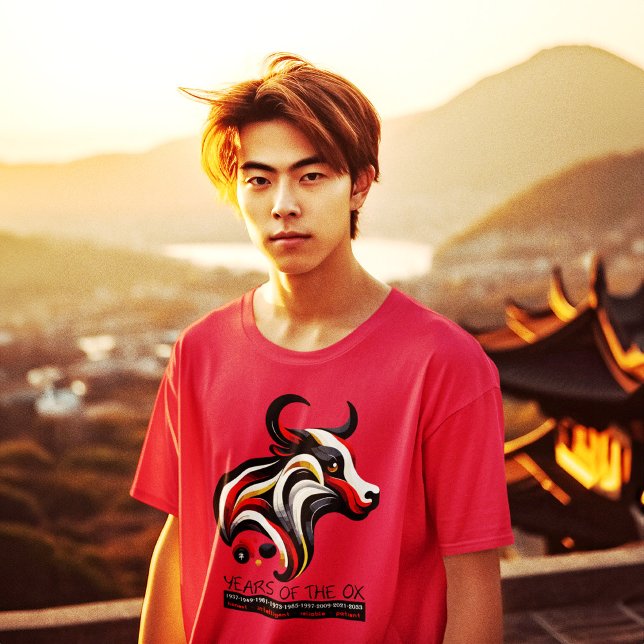 Ox - kinesiskt zodiaktecken t shirt (Skapare uppladdad)