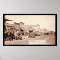 Ox Teams på Sturgis Dakota Territory SD 1887