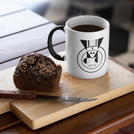 Ox Zodiac - Ushi Geometric Symbol Magisk Mugg
