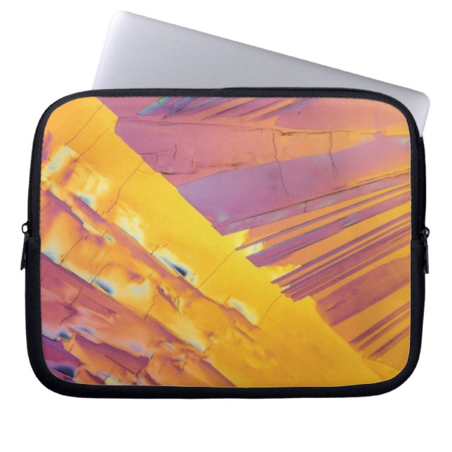 Oxalic syrliga kristaller laptop sleeve (Framsidan)