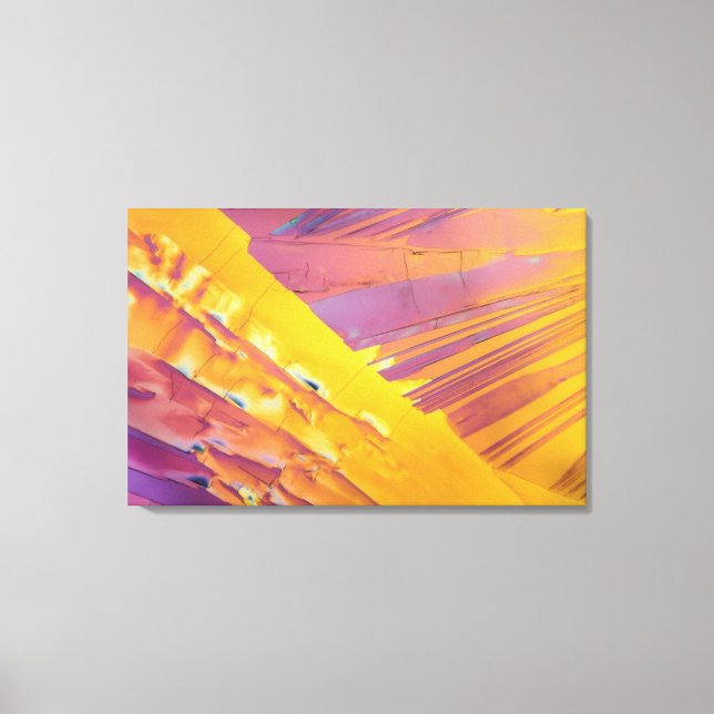 Oxalsyra Crystals Canvastryck (Framsida)