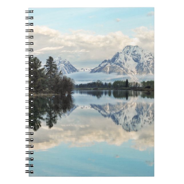 Oxbågböjningsreflektion Anteckningsbok (Framsidan)