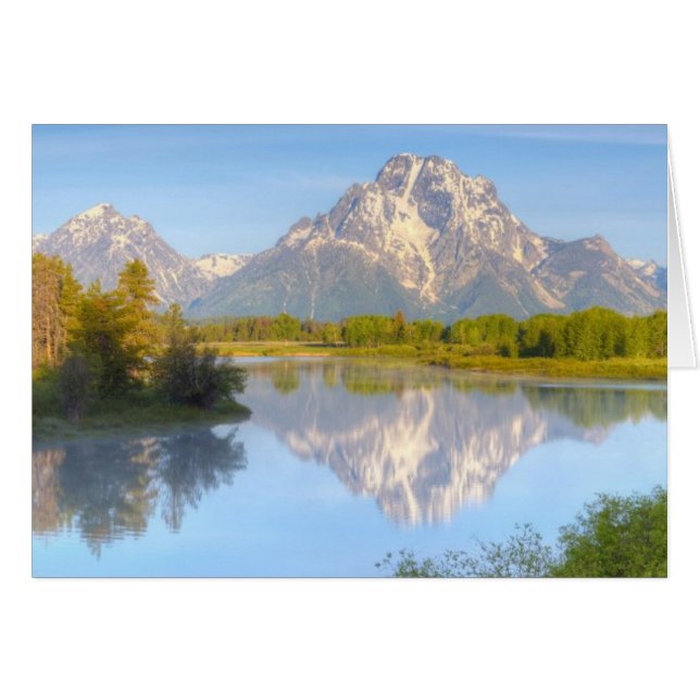 Oxbow Bend Hälsningskort (Framsidan Horizontal)