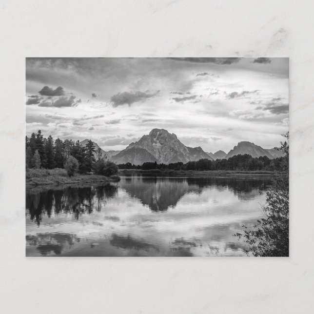 Oxbow Bend i Grand Teton National Park Vykort (Framsida)