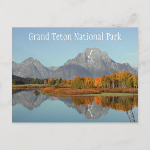 Oxbow Bend, Mount Moran Reflection Grand Teton NP Vykort