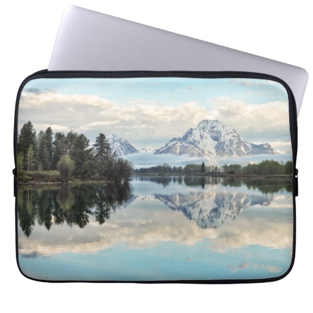 Oxbow krökningreflexion laptop fodral (Framsidan)