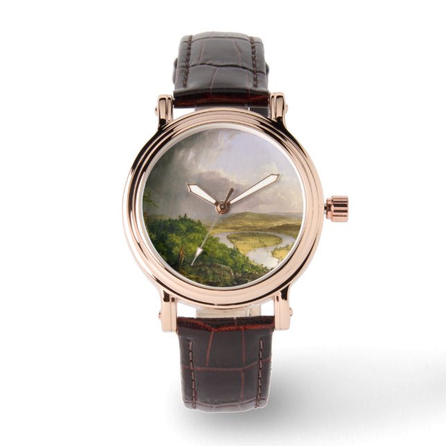 Oxbow River Seen from Mount Holyoke, Massachusetts Armbandsur (Framsida)