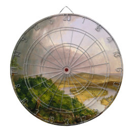 Oxbow River Seen from Mount Holyoke, Massachusetts Darttavla