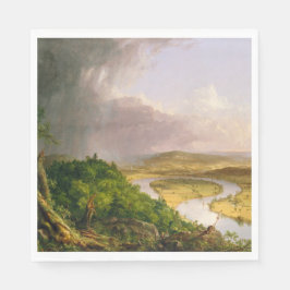 Oxbow River Seen from Mount Holyoke, Massachusetts Pappersservett