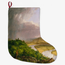 Oxbow River Seen from Mount Holyoke, Massachusetts Stor Julstrumpa