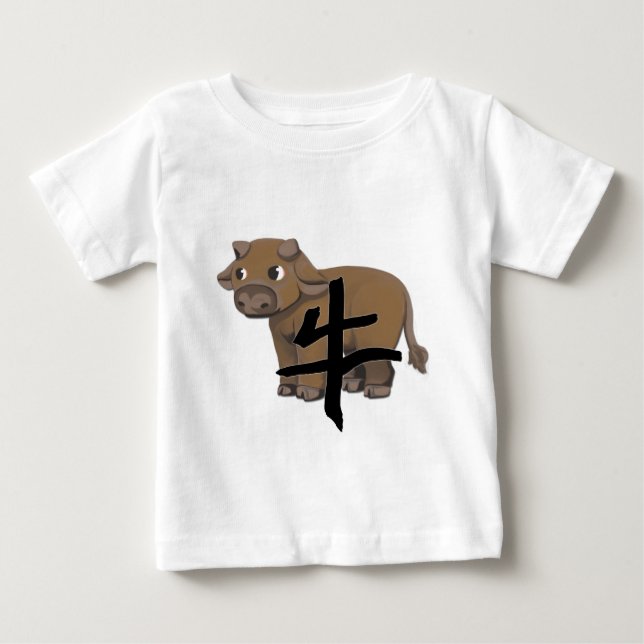 Oxe med teckenet tee (Framsida)