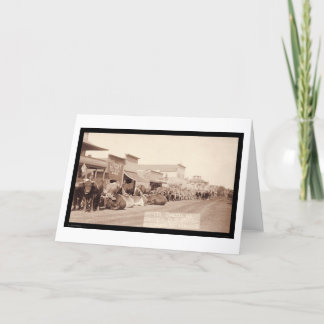 Oxelag på det Sturgis Dakota territoriet SD 1887 Kort