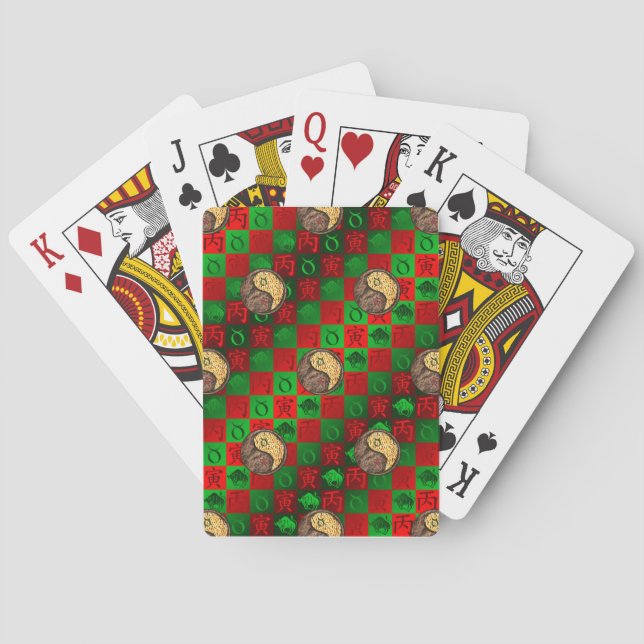 Oxen & Eld Tiger Casinokort (Baksidan)