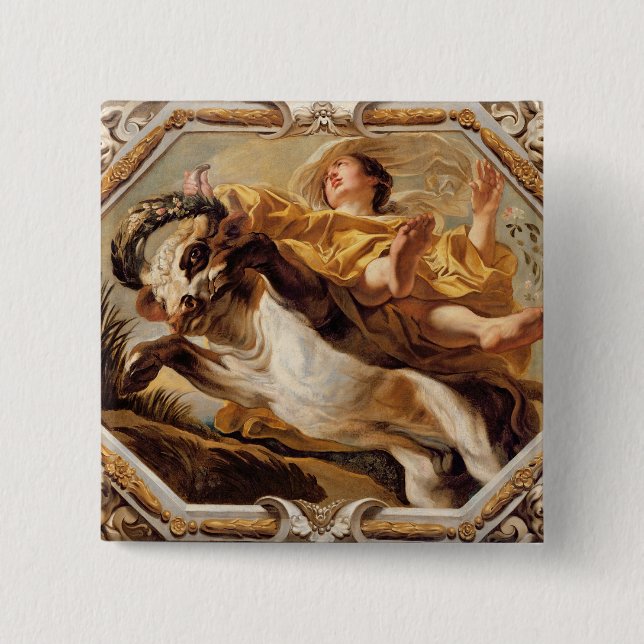 Oxen från teckenet av zodiacen knapp (Framsida)