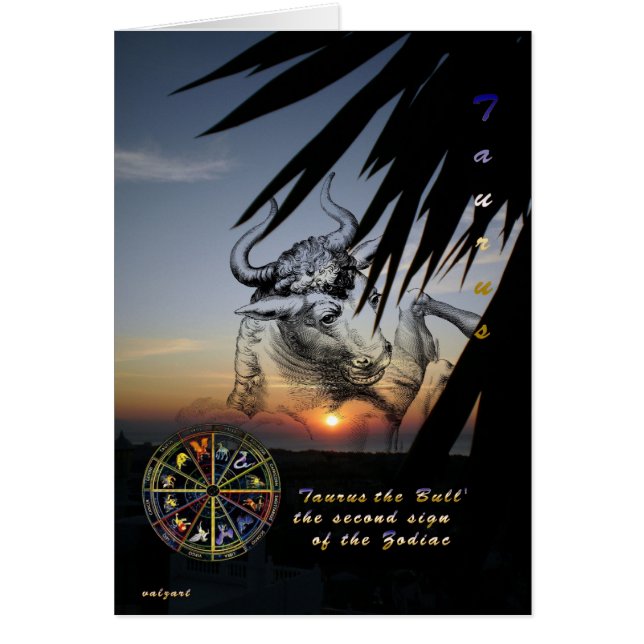 Oxen Hälsningskort (Framsidan)