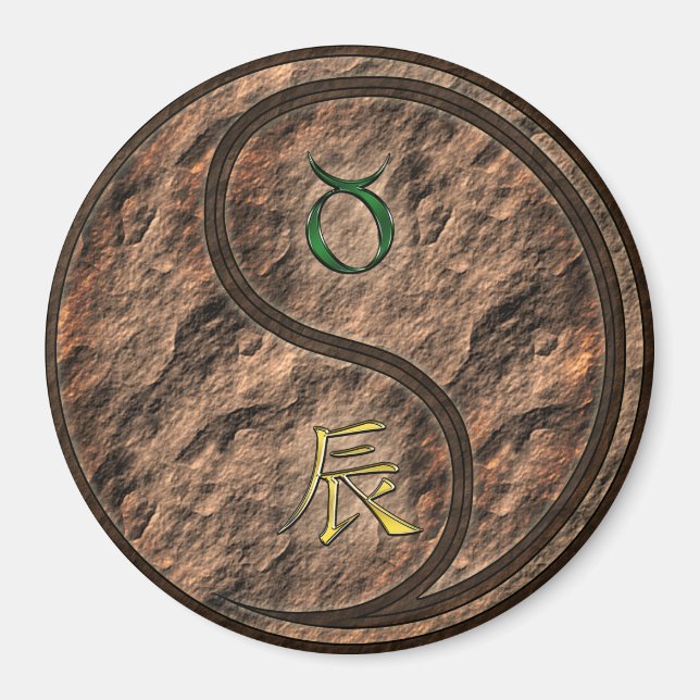 Oxen & Jorddrake Magnet (Framsidan)