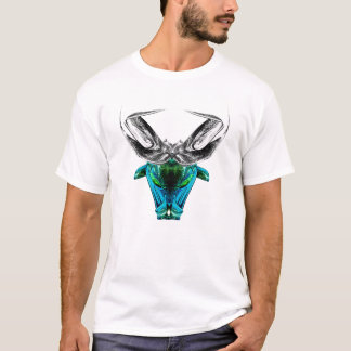 Oxen – Konstnärlig Zodiakgrafisk T-Shirt