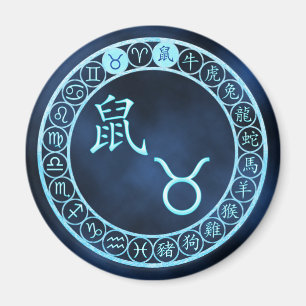 Oxen/råtta Magnet