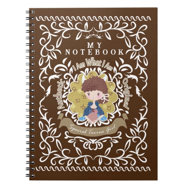 Oxen stjärntecken. Anteckningsbok (Framsidan)