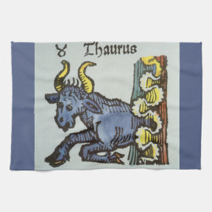 Oxen Taurus, Antika Zodiakens tecken Kökshandduk