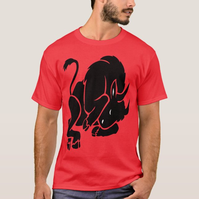 Oxen tjuren tee shirt (Framsida)