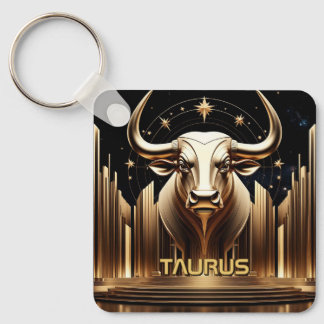 Oxen Tjurföremål Zodiaktempel Astrologipresent Nyckelring