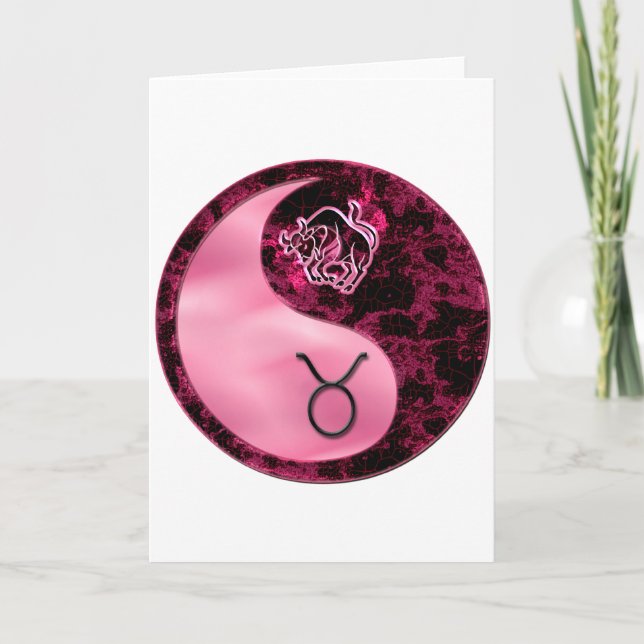 Oxen Yin Yand Kort (Framsida)