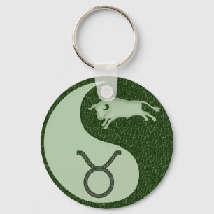 Oxen Yin Yang Nyckelring