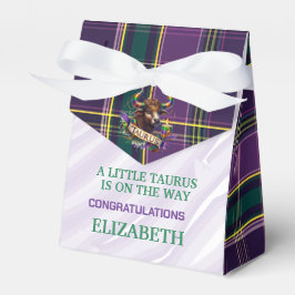 Oxen Zodiac Baby Shower 3"w x 1.5"l x 3.25"h Presentaskar