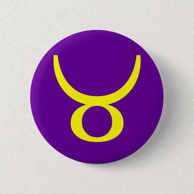 OXEN, ZODIACALTECKEN KNAPP (Framsida)