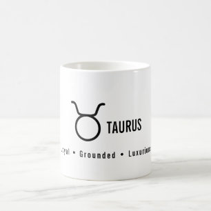 Oxen Zodiakegenskaper Minimal Astrologi Kaffemugg