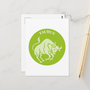Oxen, Zodiakstecken, Horoskop, Astrologi Vykort