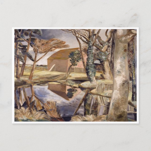 Oxenbridge Pond (1927-28) Vykort (Framsida)