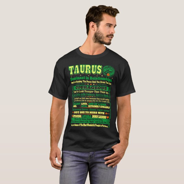 OxenZodiac som är framträdande i förhållande T Shirt (Hel framsida)