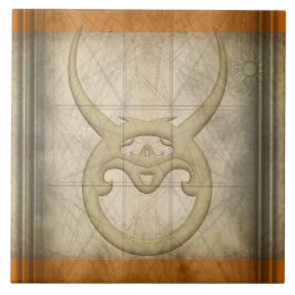 OxenZodiac undertecknar Kakelplatta