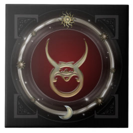 OxenZodiac undertecknar Kakelplatta