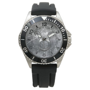 OxenZodiacsymbol i bekymrad stilvisartavla Armbandsur