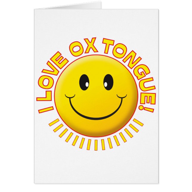 Oxetungaleende Hälsningskort (Framsidan)