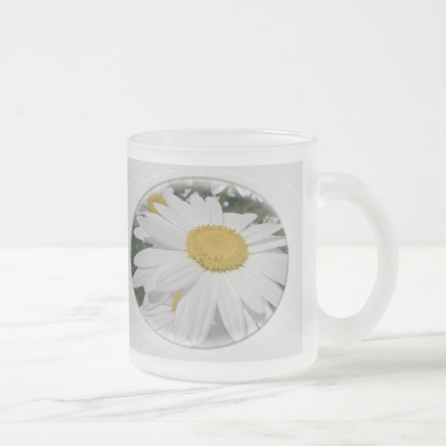 Oxeye Daisy Wildblomma Frostad Glasmugg (Höger)