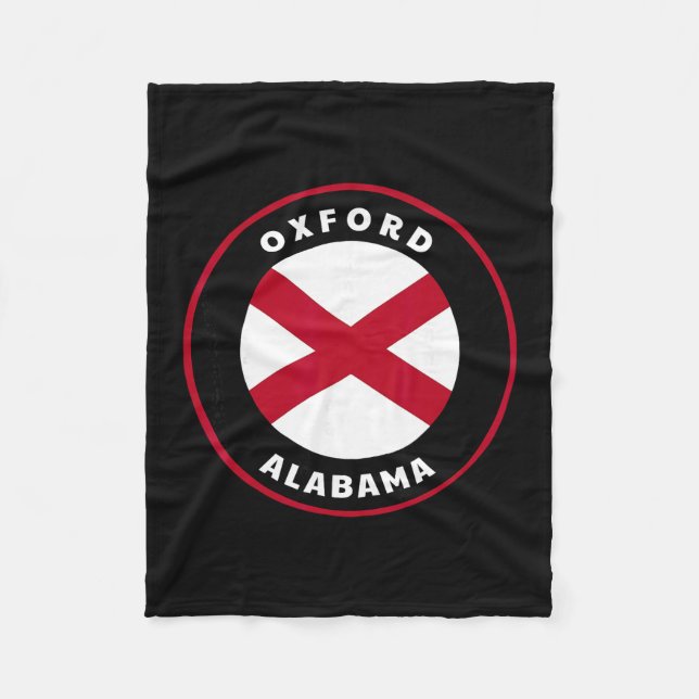 Oxford Alama Al Stat Flag Dge Semester  Fleecefilt (Framsidan)