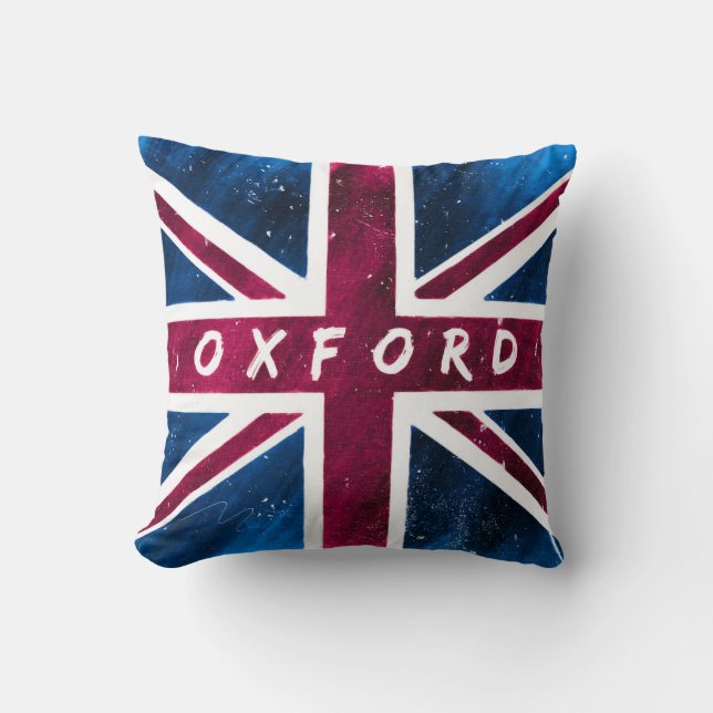 Oxford - brittisk facklig jackflagga kudde (Framsida)