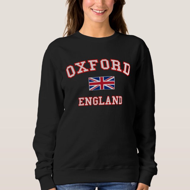 OXFORD brittisk flaggmärke T Shirt (Framsida)