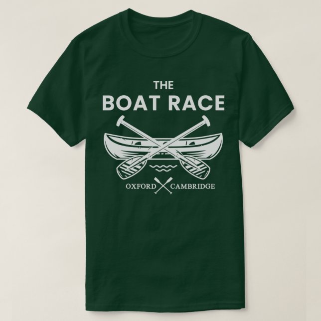 Oxford Cambridge Boat Tävling Classic TShirt T Shirt (Design framsida)