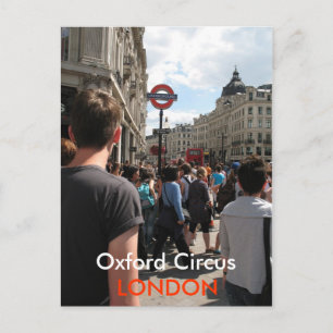 Oxford Circus London UK-vykort Vykort