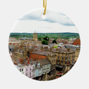 Oxford City Skyline Julgransprydnad Keramik