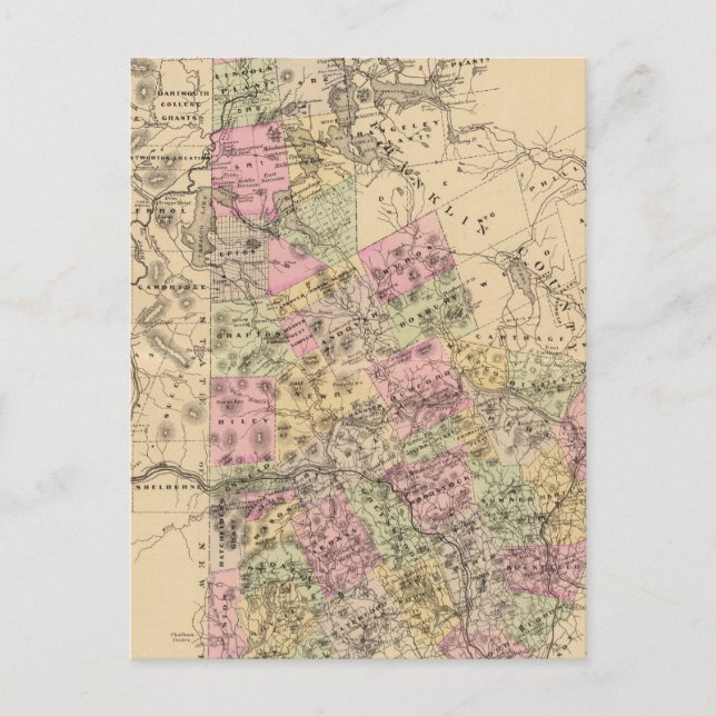 Oxford County, Maine Vykort (Framsida)